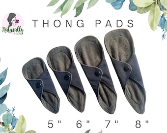 Mini Thong Panty liner reusable menstrual sanitary pads towels napkins zero waste gift for her