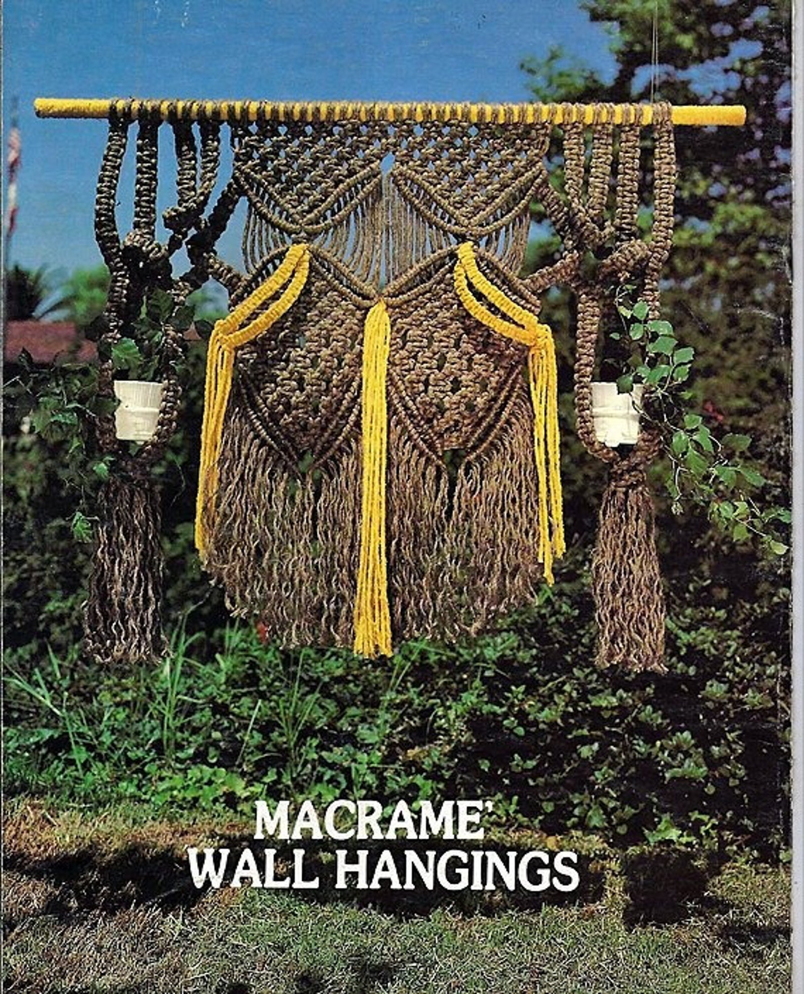 Vintage Macrame Wall Hangings Pattern Book - 14 Patterns - Etsy