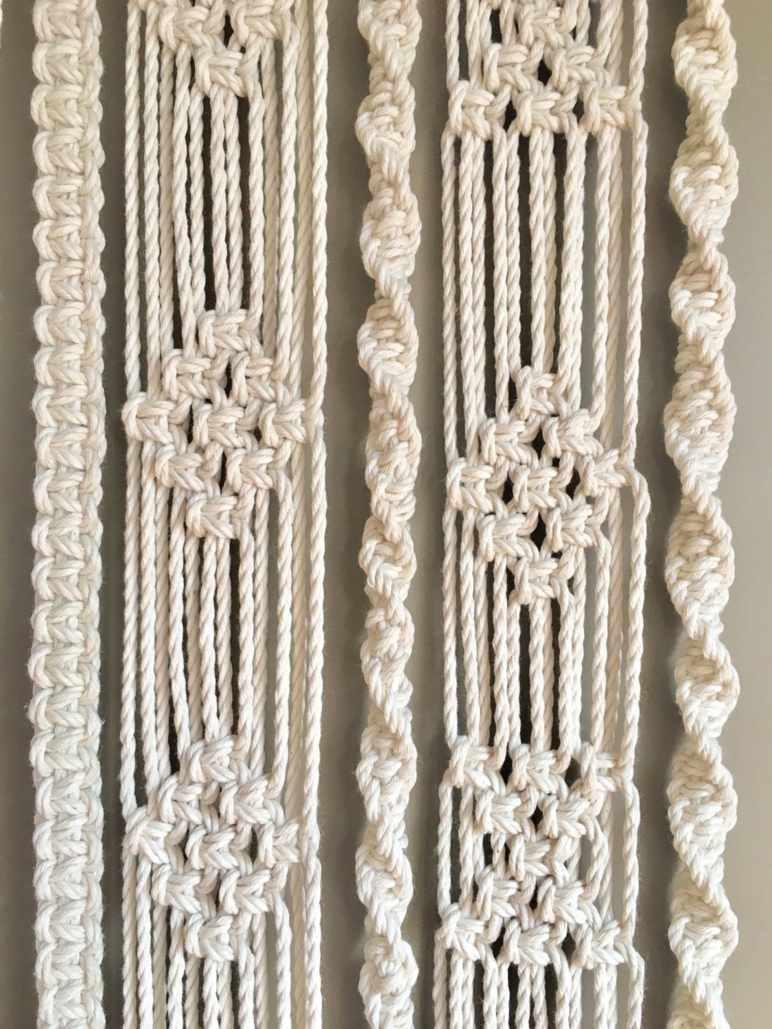 Macrame Pattern Paper Macrame Wall Hanging PDF Pattern Book. Digital Download. Vintage ...