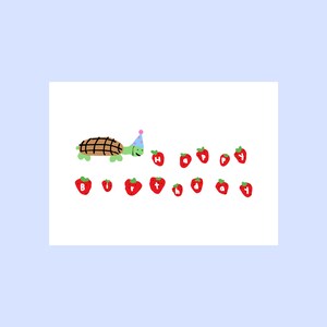 Feliz aniversário (cartão de aniversário dobrado)