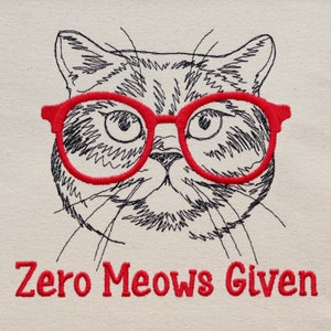 Zero Meows Given Tote Bag Cat Gifts for Cat Lovers Cat Tote Bag Cat Lover Gift for Women image 7