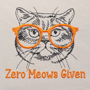 Zero Meows Given Tote Bag Cat Gifts for Cat Lovers Cat Tote Bag Cat Lover Gift for Women image 6