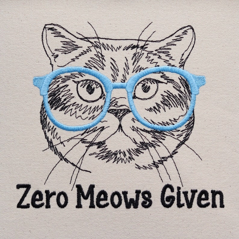 Zero Meows Given Tote Bag Cat Gifts for Cat Lovers Cat Tote Bag Cat Lover Gift for Women image 8