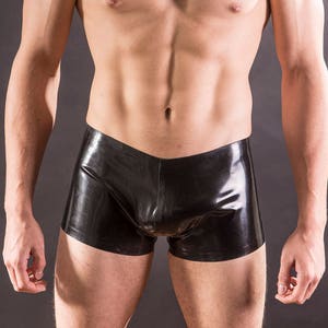 Rubber Men's Sport SHORTS, 0.4mm light weight latex image 1