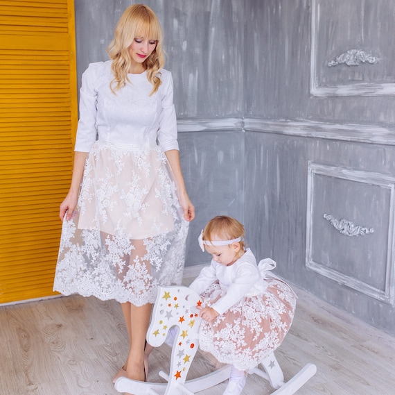 mommy and me white dresses