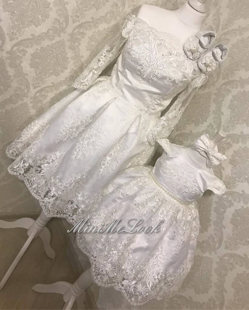 Baptism Christening Gown Mother daughter white dresses Etsy