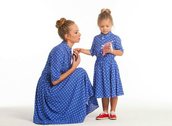mother and daughter matching gowns