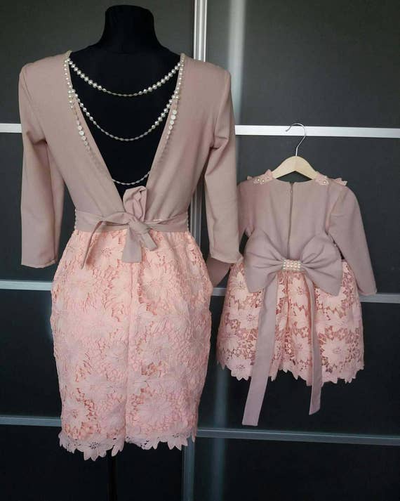 Lace Me Dress Set