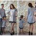 Spring Matching Dresses, Mother And Daughter Matching Outfit, Mommy And Me Spring Dresses, Grey Matching Dresses, Matching Family Look 