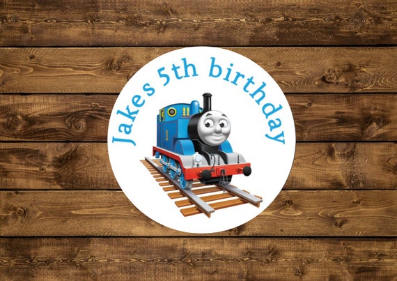 Thomas And Friends Thomas The Train Personalized Birthday Etsy