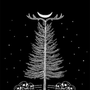 TUURU, occult wall art, mystic art, shaman print, art print