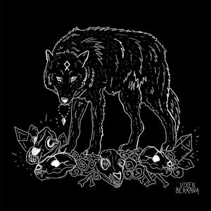 YEE NAALDLOOSHII, wolf print, occult wall art, navajo, art print
