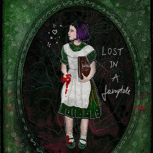 LOST IN A FAIRYTALE, pan&#39;s labyrinth art, ofelia