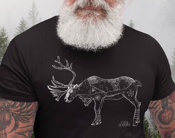 REINDEER, unisex t-shirt, nordic shaman clothing