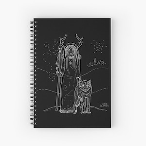 VOLVA, viking journal, witch notebook, norse pagan