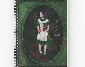 LOST IN A FAIRYTALE, pan's labyrinth notebook, ofelia