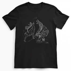 YAQUI DEER DANCE, koszulka unisex, indiański meksykański taniec ludowy