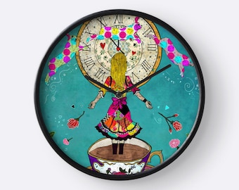 ALICE'S DREAM, alice in wonderland clock