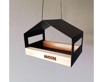 Birdhouse/Bird Feeder Tiny House MOIN, Gift