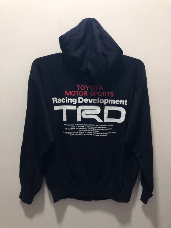 Rare TRD toyota motorsports hoodie full zipper M s