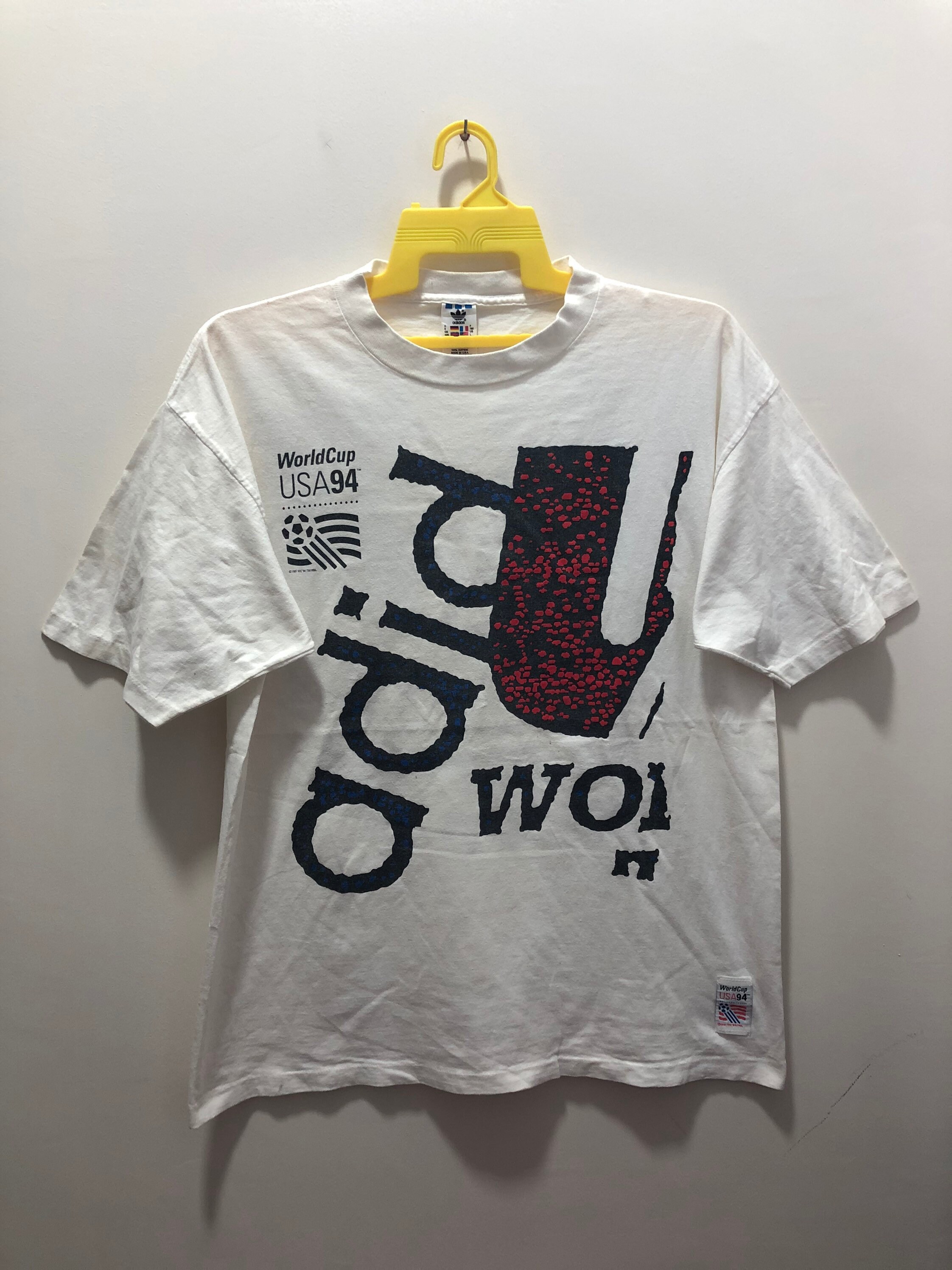 Vintage adidas world cup 1994 tshirt L size | Etsy