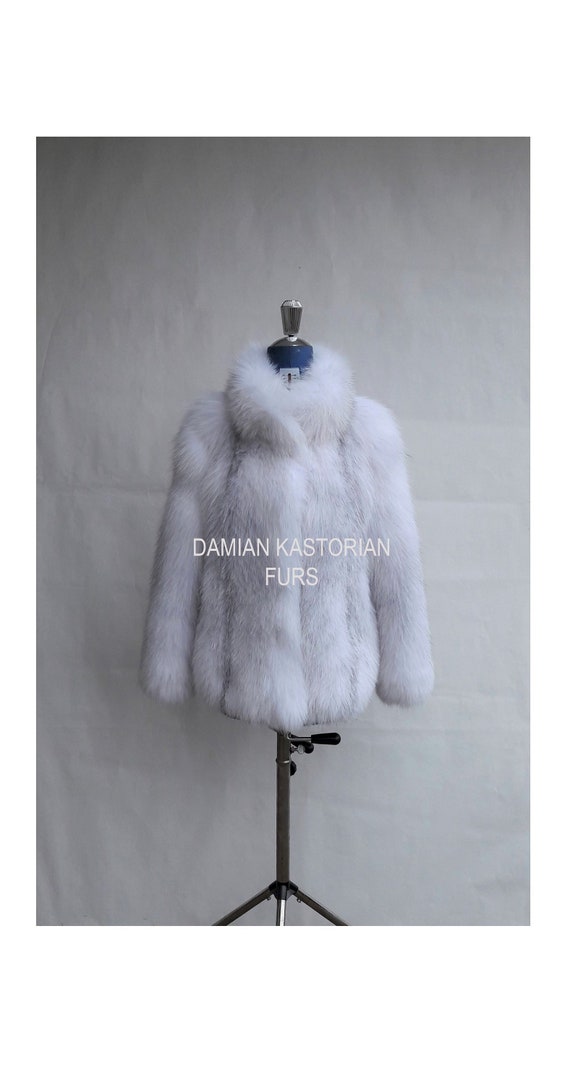 Arctic Fox Fur Jacket Full Skin Coat Women Arctic Fox Fur Jacket Full Skin, White Fox Fur Coat Cost