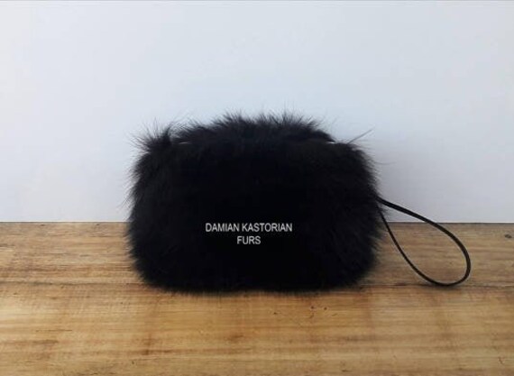 fox fur handbag
