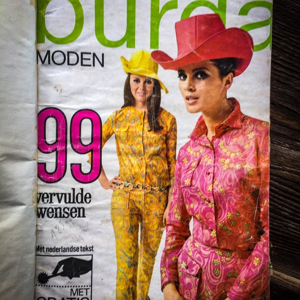 Burda Fashions Vintage Magazine - Juli, Septeber und Oktober 1967