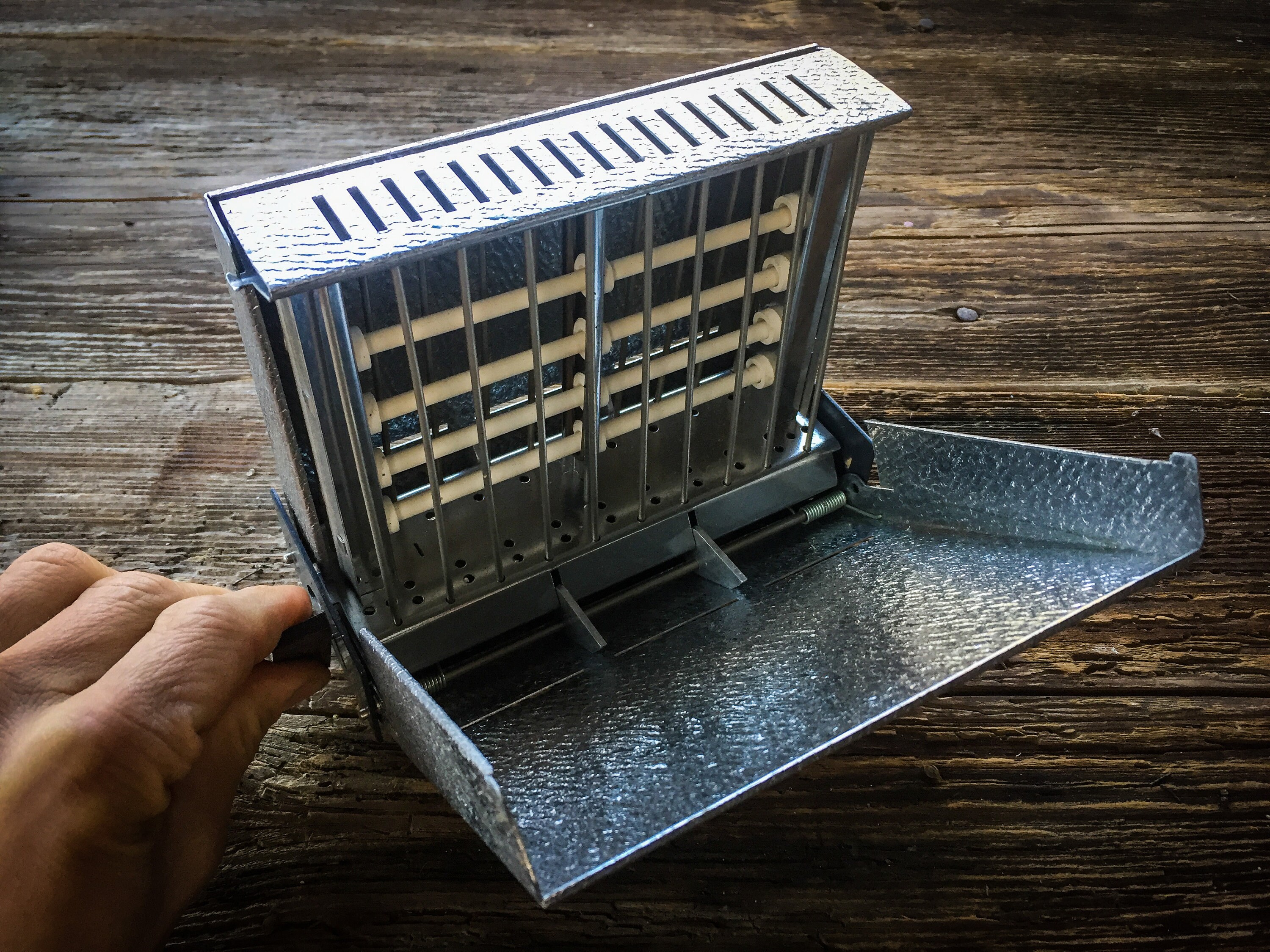 Vintаge Hageka German Inox Toaster From 1970s Old Bread Etsy UK