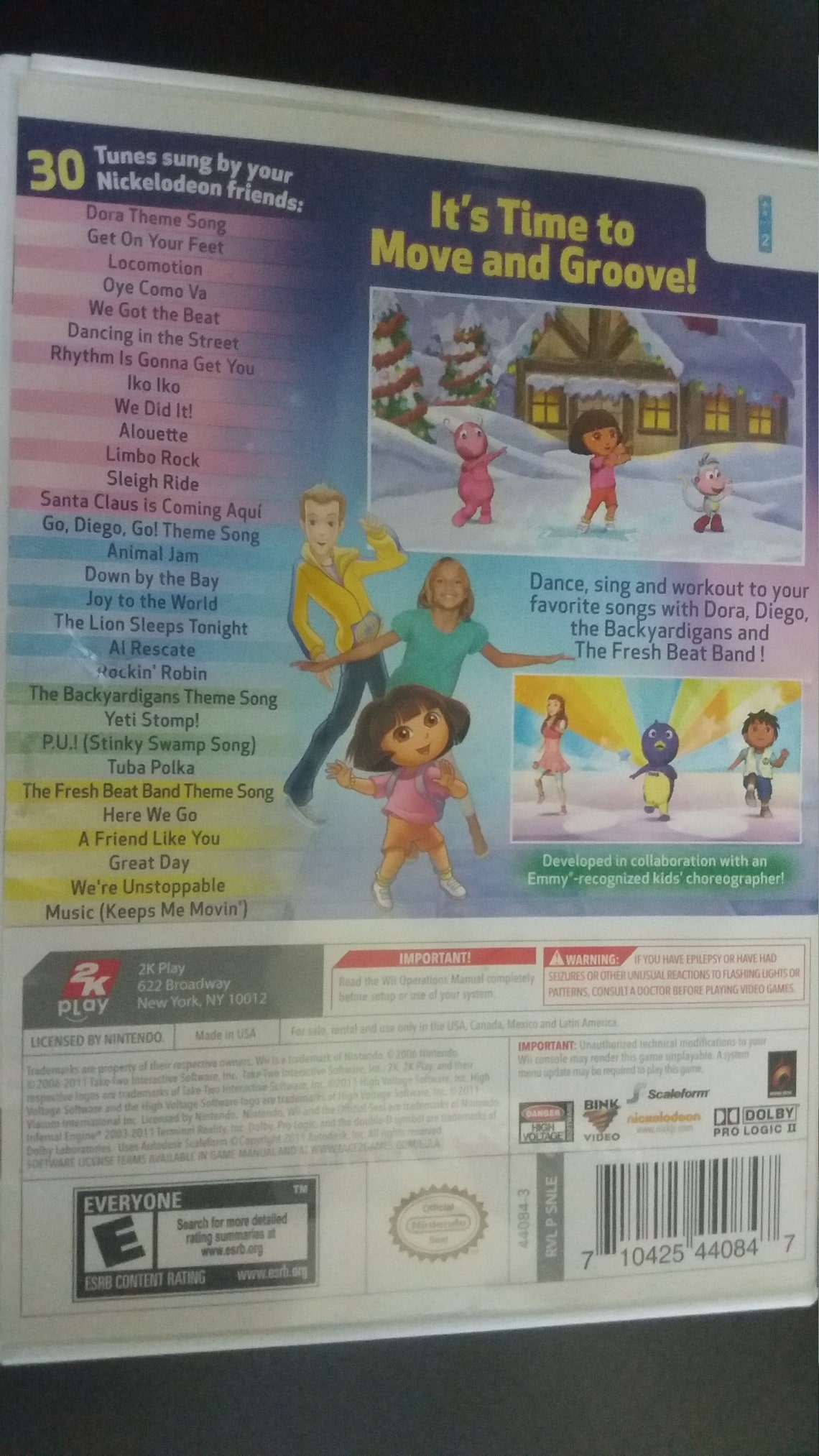 Nickelodeon Dance for the Vintage Nintendo Wii console system Etsy