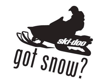 got snow snowmobile ski snowboard decal sticker phone tablet car auto