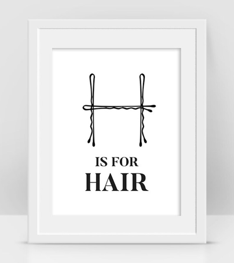 Beauty Room Decor Salon Decor Hair Salon Decor Vanity Decor Bobby Pins