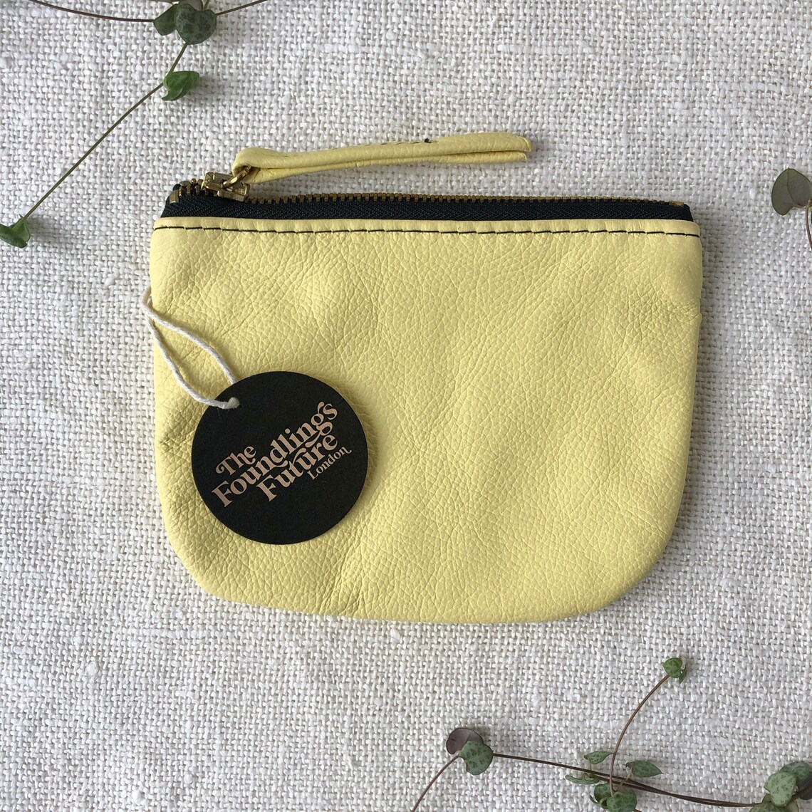 Lemon Repurposed Leather Purse Etsy