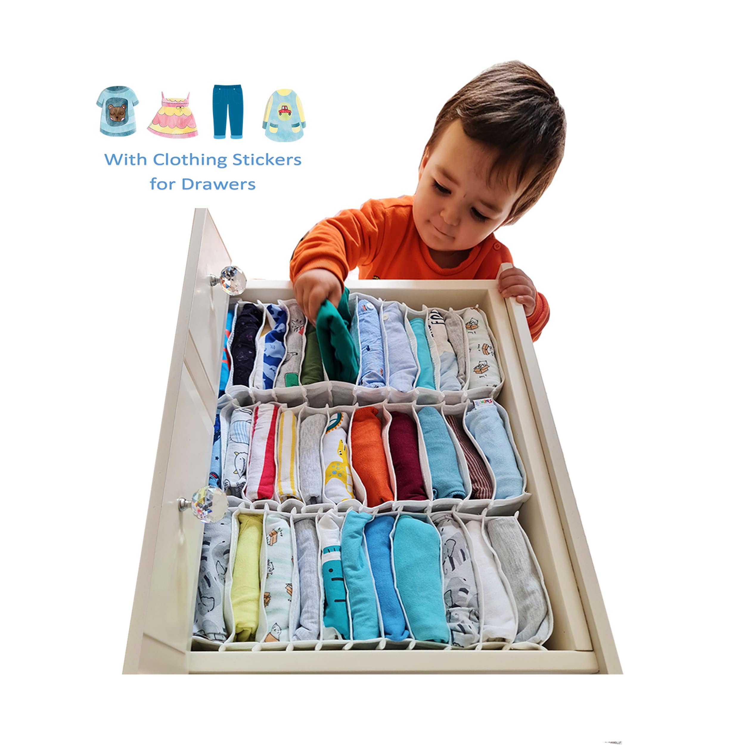Organisateur De Tissu De Bebe Diviseur De Tiroir De Commode Etsy