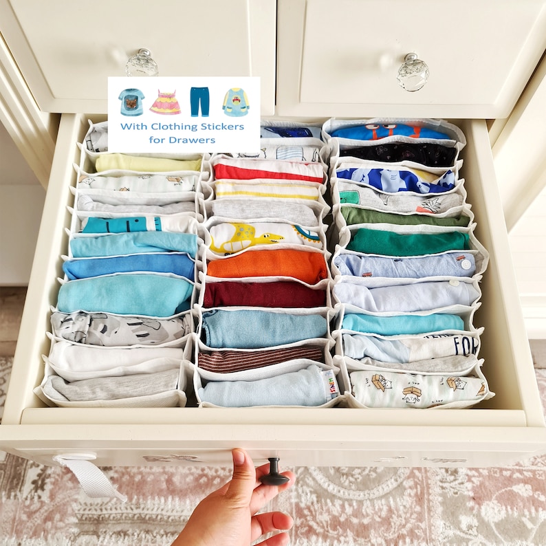 Guardar Ropa Bebe Ordenar Cajones Bebe Organizador Ropa Bebe