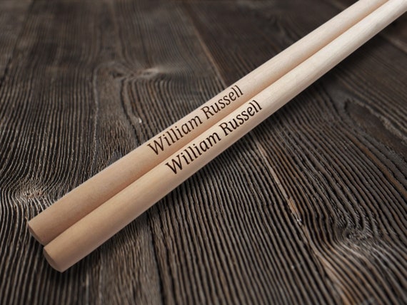Custom Bespoke Gift Maple Wood Personalized Drum Sticks 5A Gift Box 