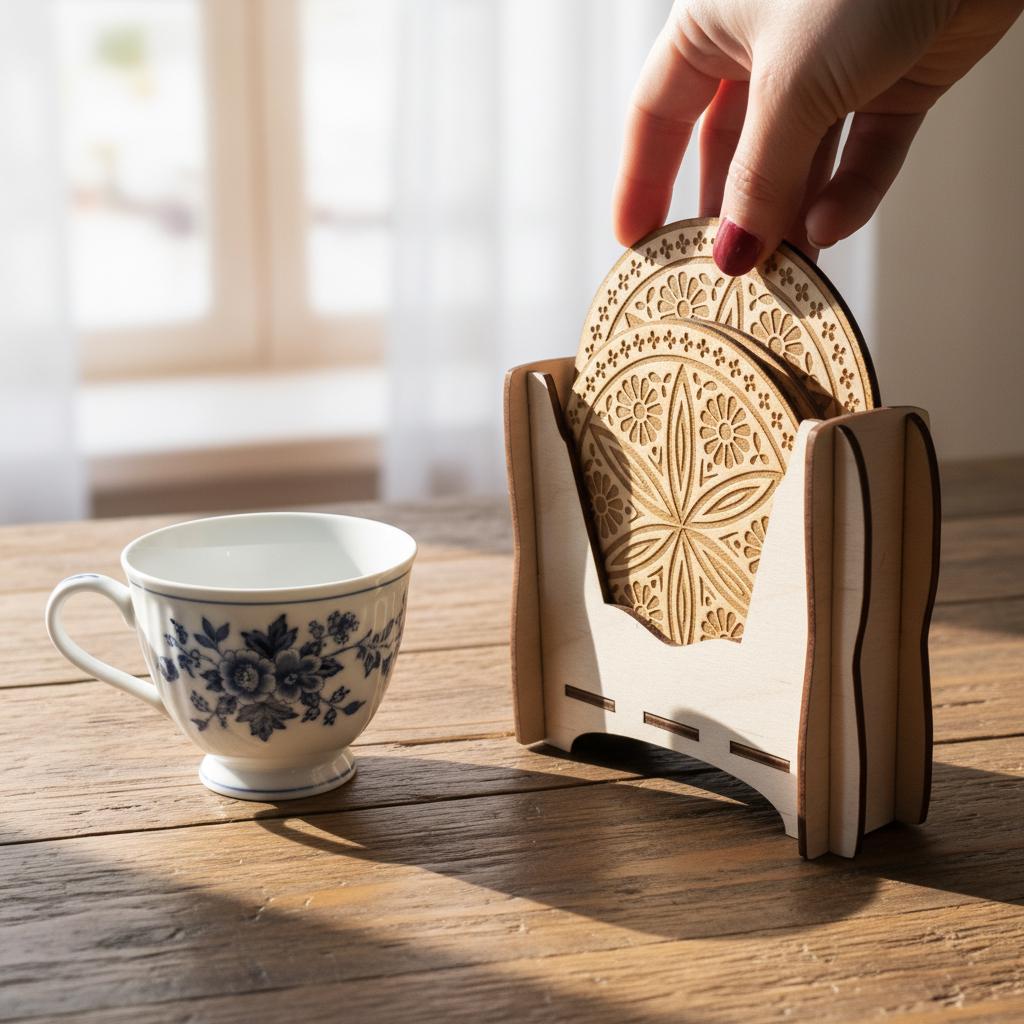 SOTTOBICCHIERE IN LEGNO Myakumyaku Limited Edition Expo 2025 Osaka