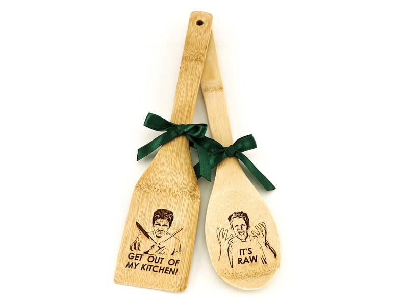 Gordon Ramsay Engraved Spoon and Spatula Set Chef Cooking Etsy