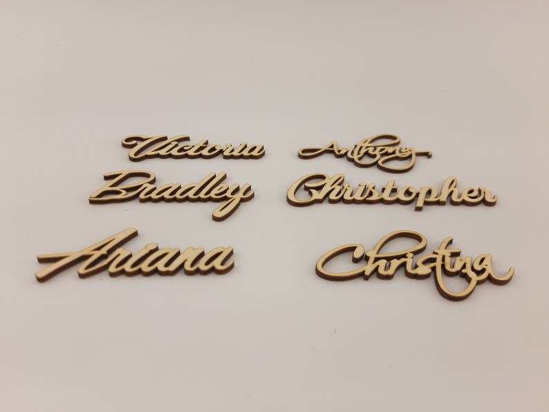 Seating chart name cards Wooden custom place cards Custom Etsy