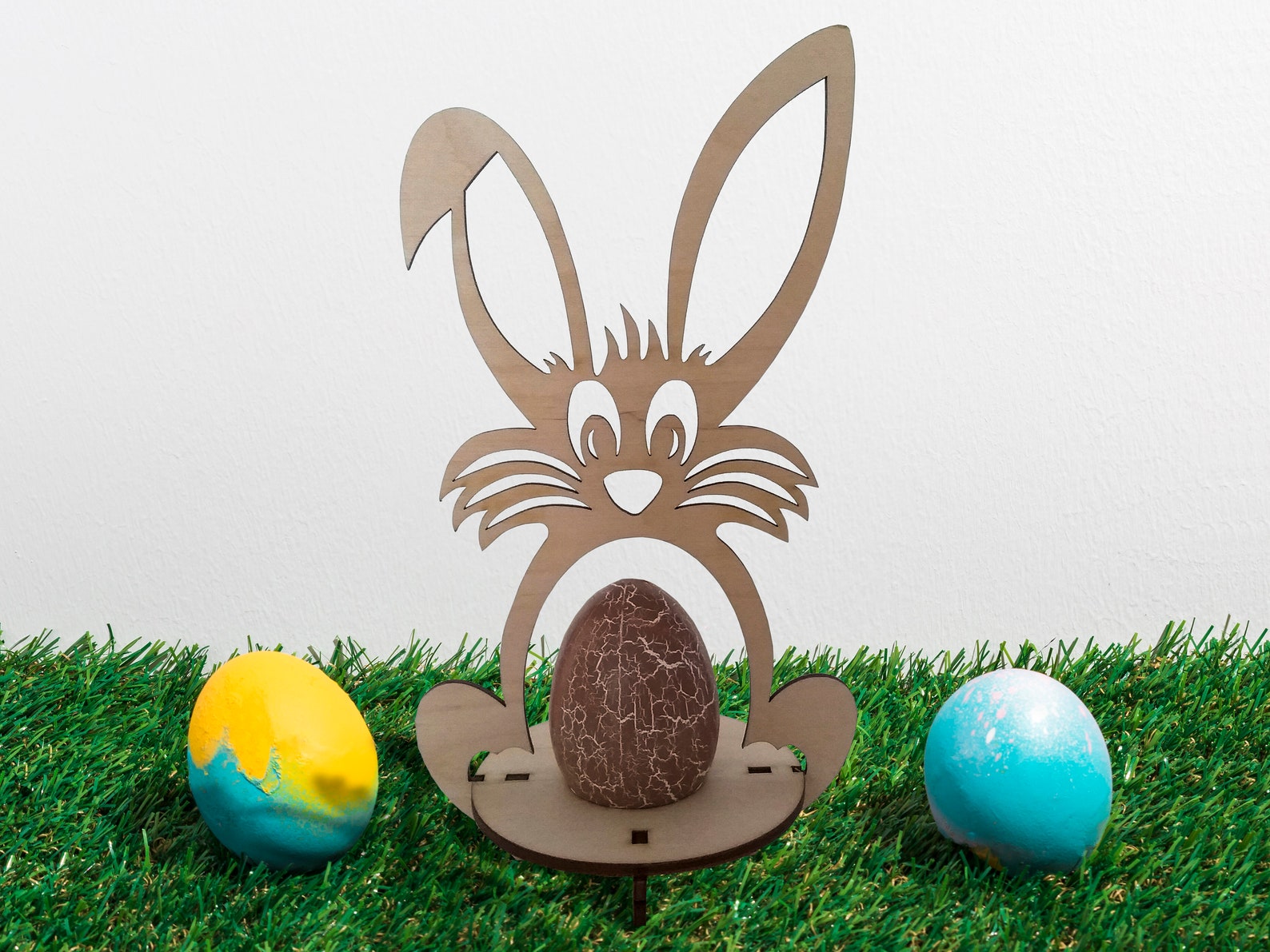 Easter bunny egg holder Easter basket Easter table decor Etsy