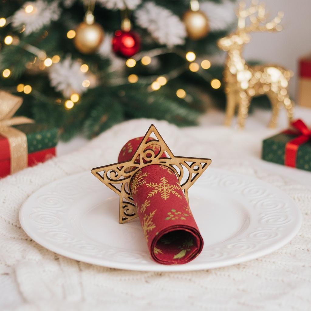 Decorazione Tavola Natale Rustica Portatovaglioli Natalizio A Forma Di Casetta Di Pan Di Zenzero - Decorazione Utile Per Tavola E Cucina Tovaglioli Natalizi Prezzi