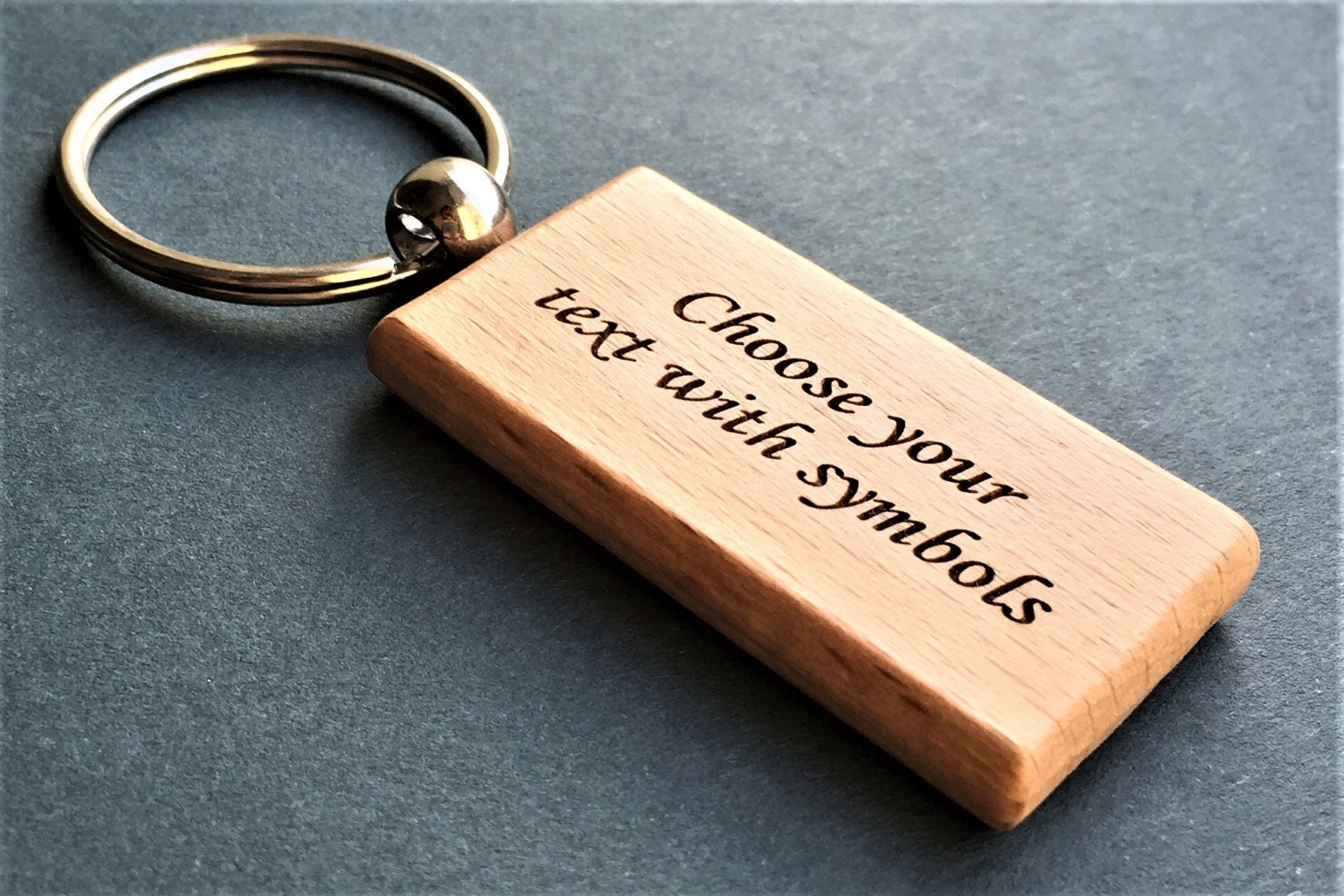 Personalized key chain custom key chain wooden key chain Etsy