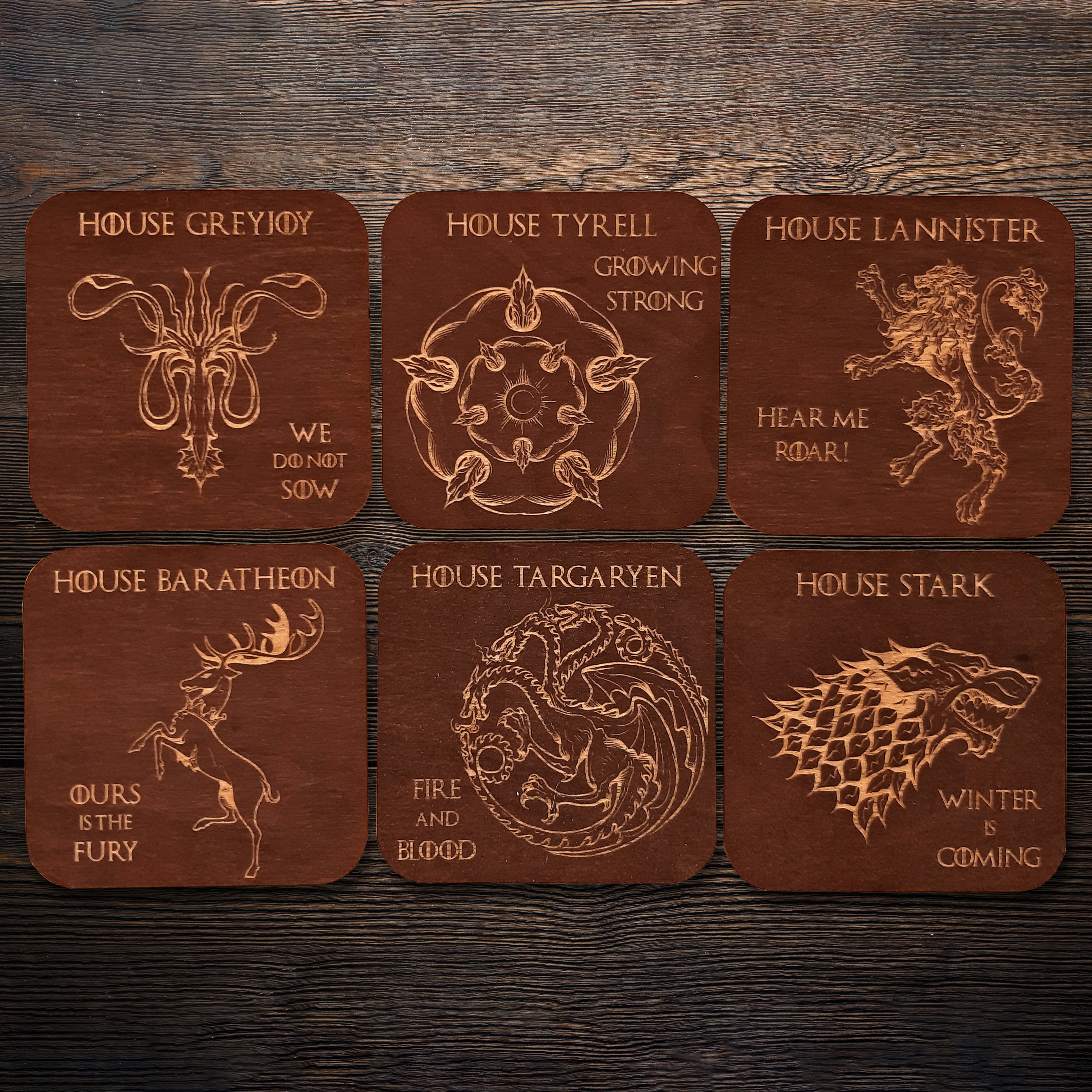 Coaster Game of Thrones - Logo | Tips for original gifts