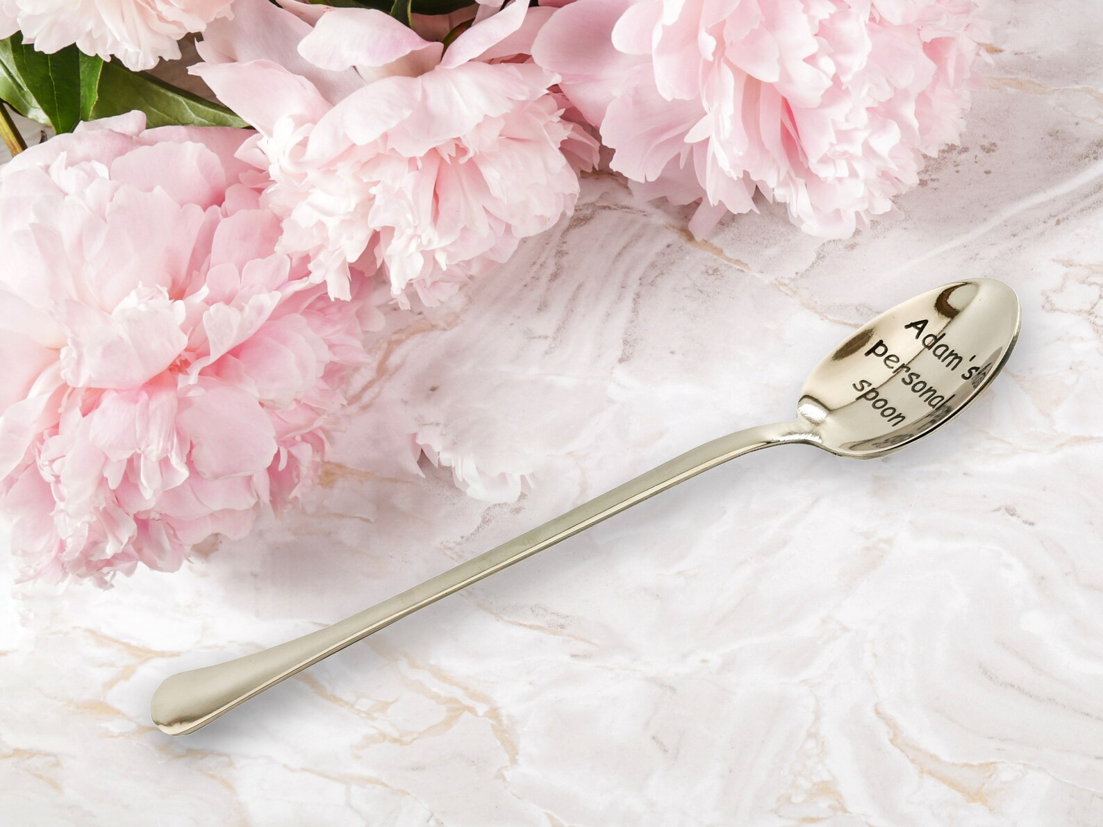 Custom Engraved Tea Spoon Personalized Dessert Spoon for Etsy