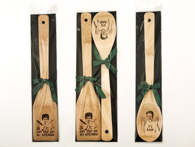 Gordon Ramsay Engraved Spoon and Spatula Set Chef Cooking Etsy