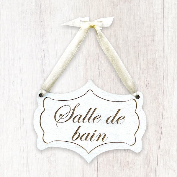 French Bathroom Sign Etsy