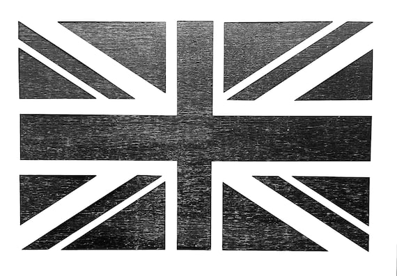 Union Jack Flag Ensign Stencil Image Size 260 Mm X 170mm | Etsy UK