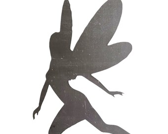 Mythical Fairy Stencil for walls furniture or craft use, Image size 190mm wide x 205mm high