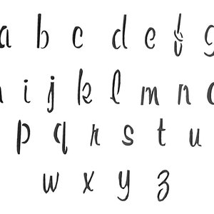 HAUTMEC 2Inch (50mm) Letter Number Stencils Set, 36 Pcs Stainless Steel