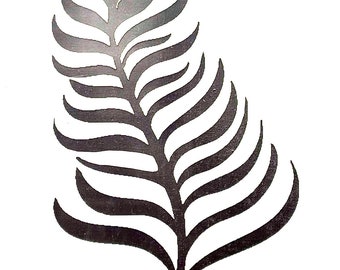 Fern Leaf Botanical Themed Stencil for walls furniture or craft use - Image size 250mm High x 144mm Wide